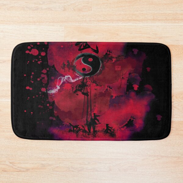 Item preview, Red martial arts ying yang drawing designed and sold by highdegreepro.