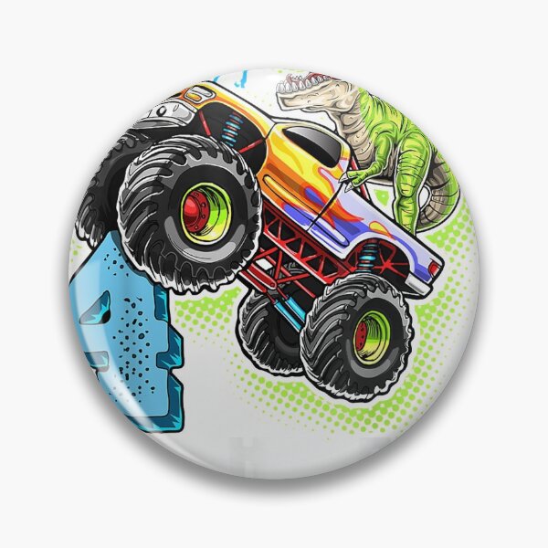Item preview, Rawr I39;m 4 Crushing It 2017 Monster Truck Dinosaur Birthday T-Shirt designed and sold by BinderColbert.
