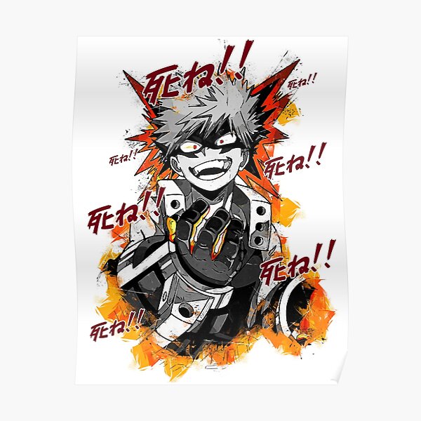 Bakugo Katsuki Poster For Sale By Gonpachirostore Redbubble 9946