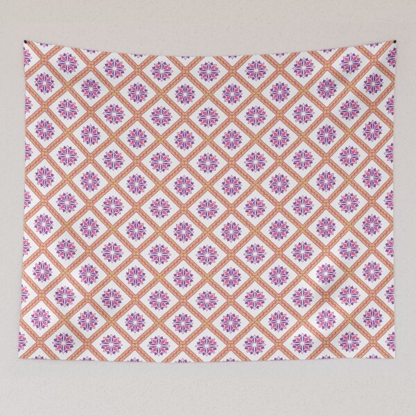 Item preview, Lisbon Azulejos #6 - Bougainvilleas designed and sold by IZANAMI By Akane Yabushita.