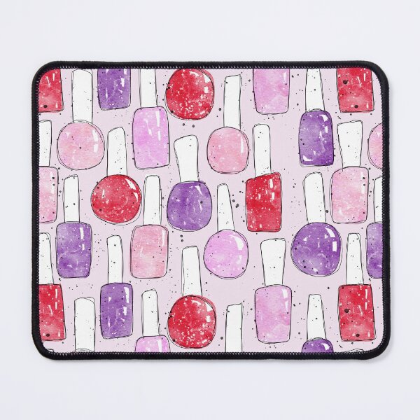 Item preview, Nail Polish | Original Red Pink and Purple Pattern designed and sold by RebeccaFlaherty.