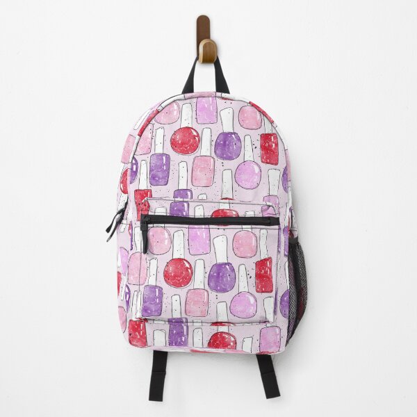 Item preview, Nail Polish | Original Red Pink and Purple Pattern designed and sold by RebeccaFlaherty.
