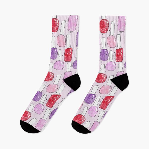 Item preview, Nail Polish | Original Red Pink and Purple Pattern designed and sold by RebeccaFlaherty.