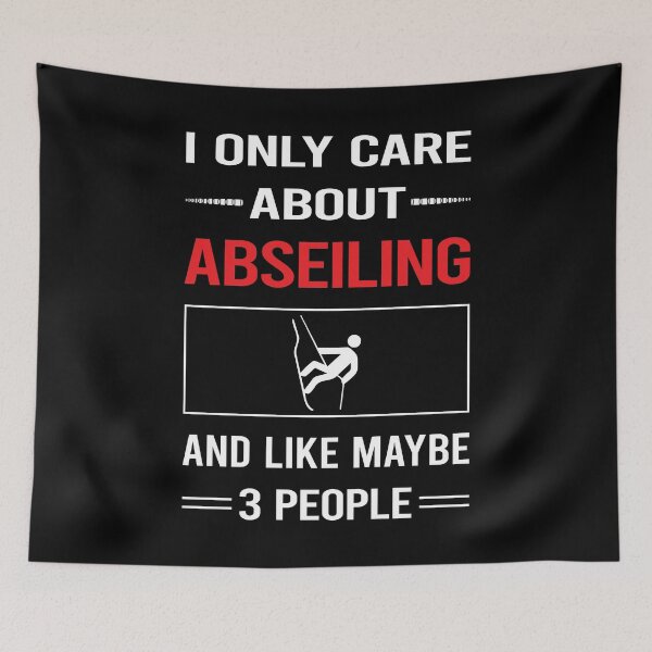 Item preview, Funny 3 People Abseiling Abseil designed and sold by FifineCroteau.