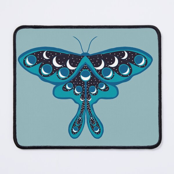 Item preview, Luna Moon Moth - Green, Teals and Blues designed and sold by OstarasAttic.