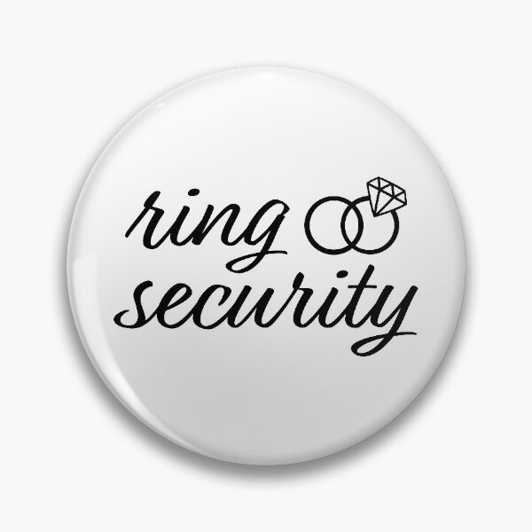 Item preview, Ring security Ring bearer Wedding rings Elegant Wedding party sign designed and sold by KateBilous.