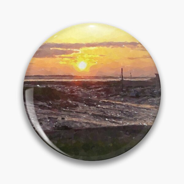 Artikelvorschau, Sonnenuntergang: Burnham-on-Sea-Mündung. entworfen und verkauft von Antony R James.