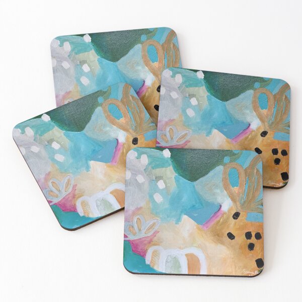 Item preview, Colourful abstract by rural artist designed and sold by Smeurant.