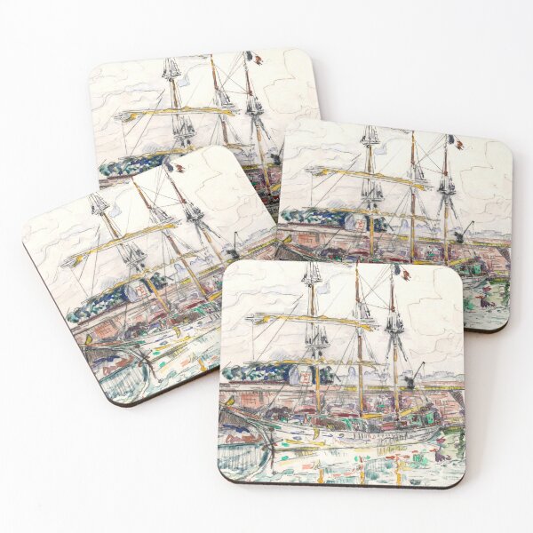 Item preview, Docks at Saint Malo (1927) by Paul Signac designed and sold by Designedbysm.