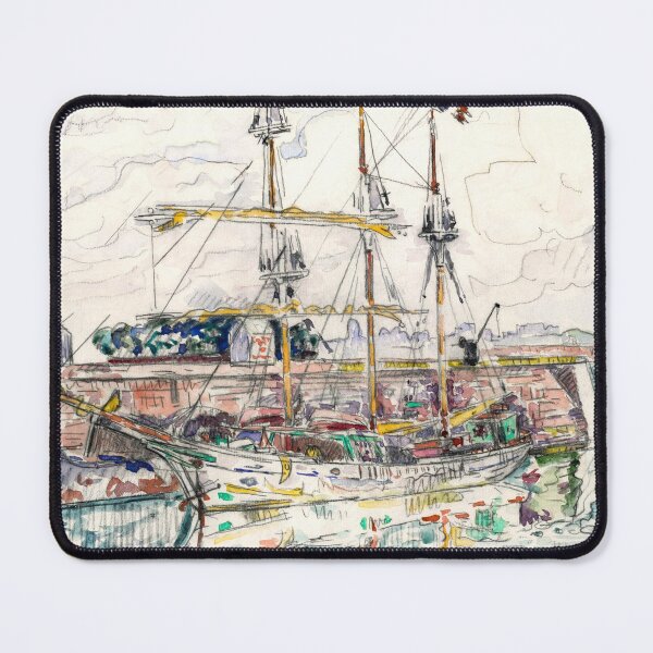 Item preview, Docks at Saint Malo (1927) by Paul Signac designed and sold by Designedbysm.