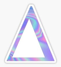 Delta- Holographic - Greek Letter Sticker