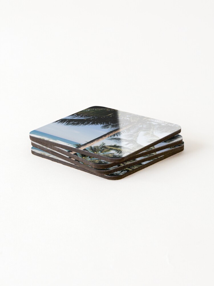Thumbnail 4 of 5, Coasters (Set of 4), Plam Tree Beach designed and sold by Raft.