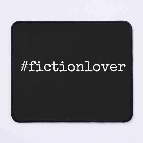Item preview, #fictionlover designed and sold by The Bookworm Store.
