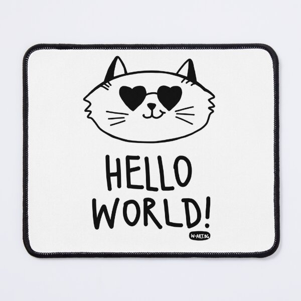 Item preview, Hello World designed and sold by Wildflower-Art.