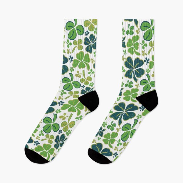 Item preview, Green Lucky Clover Hand Drawn Pattern designed and sold by OneLook.
