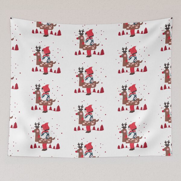 Item preview, Red snow, winter Christmas designed and sold by morongborong/PongleNote.