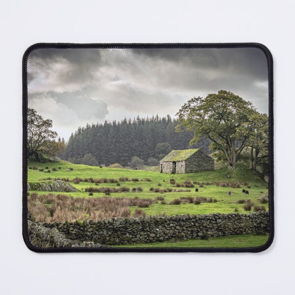 Item preview, Country Barn in Green Fields with Stone Walls designed and sold by Tony North.