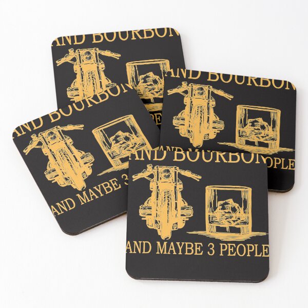 Item preview, I Like Motorcycles And Bourbon And Maybe 3 People designed and sold by JodyBoling.