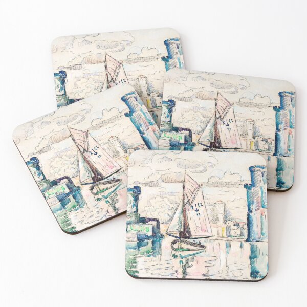 Item preview, Entrance to the Harbor of La Rochelle (ca. 1920–128) by Paul Signac designed and sold by Designedbysm.