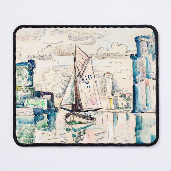 Item preview, Entrance to the Harbor of La Rochelle (ca. 1920–128) by Paul Signac designed and sold by Designedbysm.