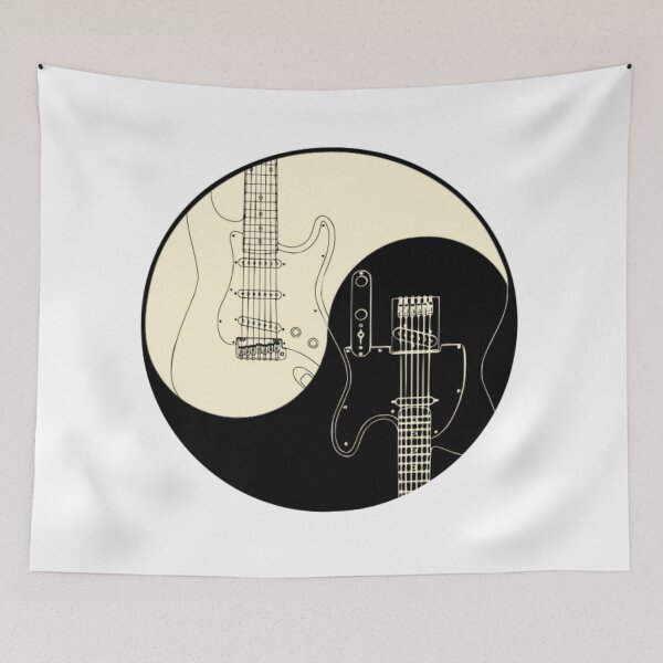 Item preview, Yin and Yang Guitar Gift designed and sold by GuitarToneDaily.