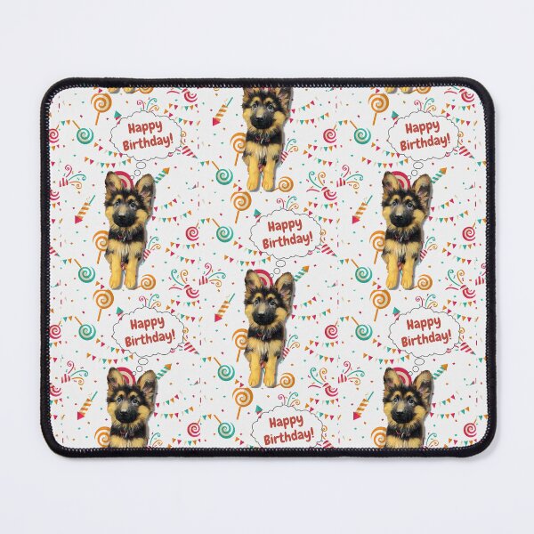 Item preview,  German Shepherd wishes happy birthday  designed and sold by AnnaAndVibes.