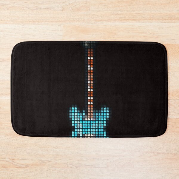 Item preview, Carrelage Pixel Blue Gibson DG Guitare Montant T-shirt classique designed and sold by Willieall.