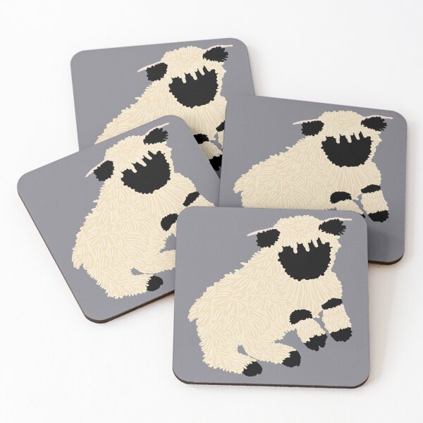 Item preview, Leaping Valais Black Nose Sheep designed and sold by biffybobcat.