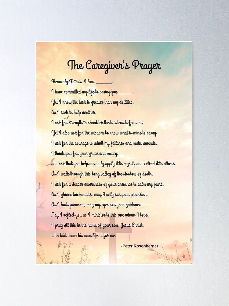 A Prayer for Caregivers - Loving Life at Home