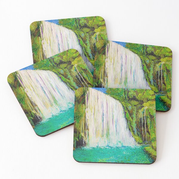 Item preview, Waterfall in the old park designed and sold by Natalia_Shchip.