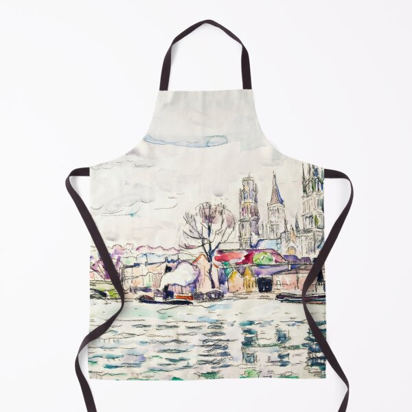Item preview, River scene: Rouen (1924) by Paul Signac designed and sold by Designedbysm.
