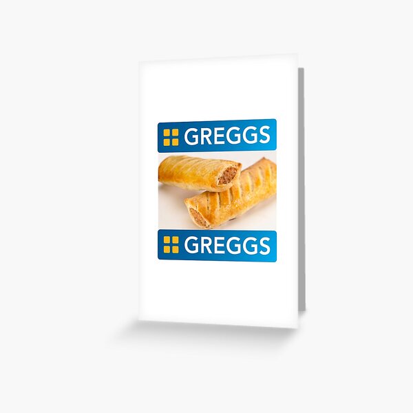 GREGGS Pasty Greeting Card