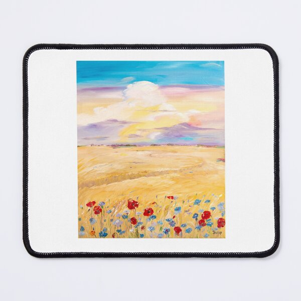 Item preview, Poppies and Cornflowers Near a Wheat Field designed and sold by Natalia_Shchip.