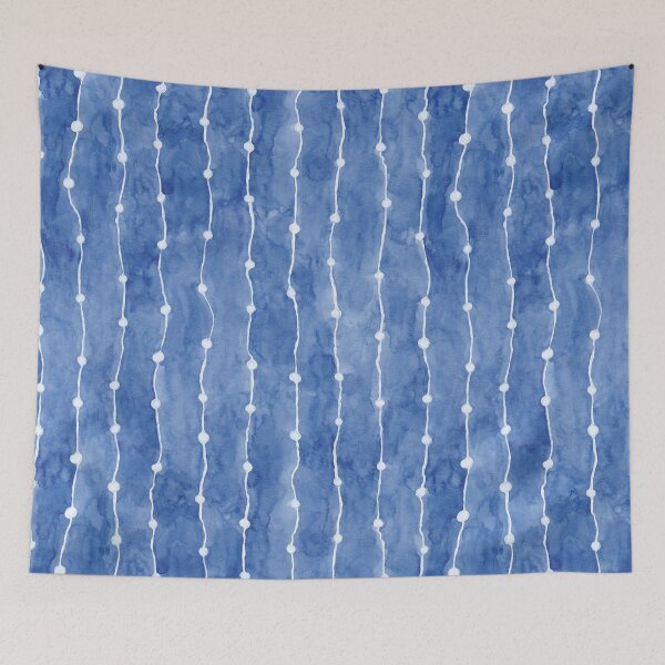 Item preview, Blue colored striped pattern designed and sold by IrinaIkar.