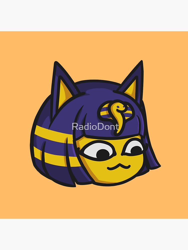 "Ankha!" Sticker For Sale By RadioDont | Redbubble