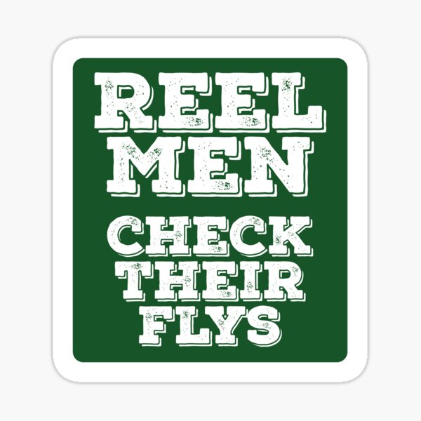 Vista previa del artículo con la obra «Copia de Reel Men - Compruebe sus moscas», diseñado y vendido por TnT Design.