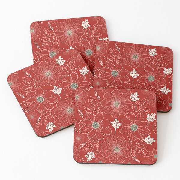 Item preview, Holiday botanical floral designed and sold by Lilac Blooms Designs.