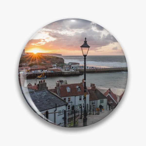 Item preview, Whitby Steps Sunset View designed and sold by Tony North.