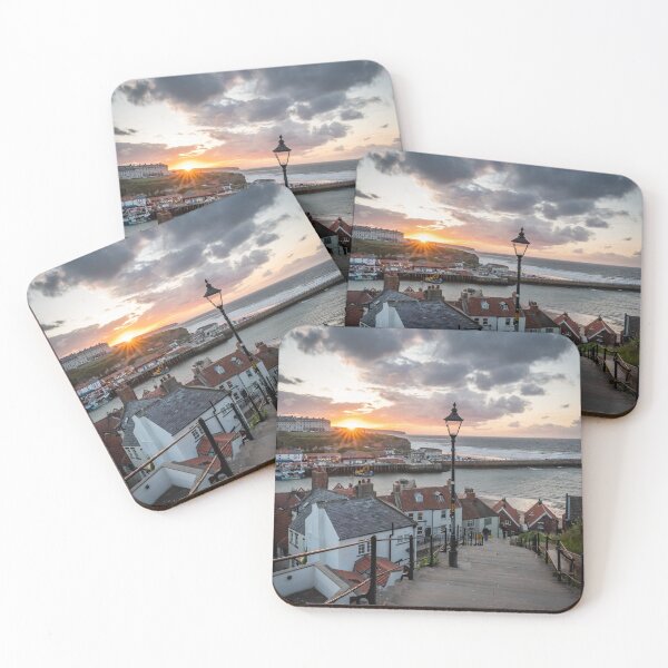 Item preview, Whitby Steps Sunset View designed and sold by Tony North.