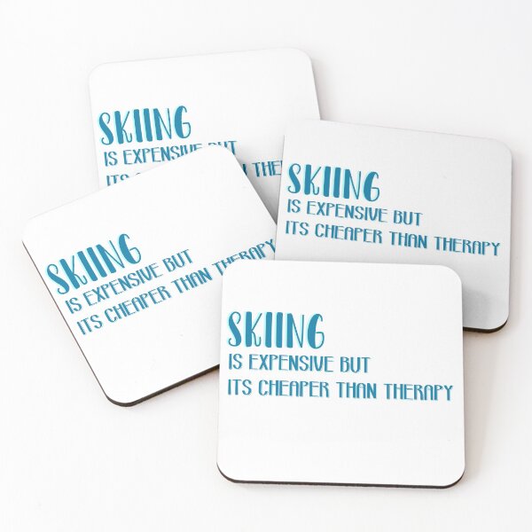 Item preview, Skiing is Expensive but Its cheaper Than Therapy designed and sold by ErmessThiings.