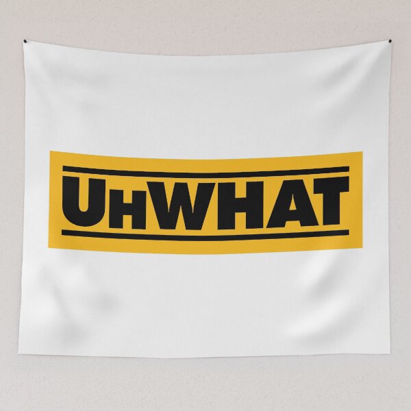 Item preview, UhWHAT (White) designed and sold by VonHafe.