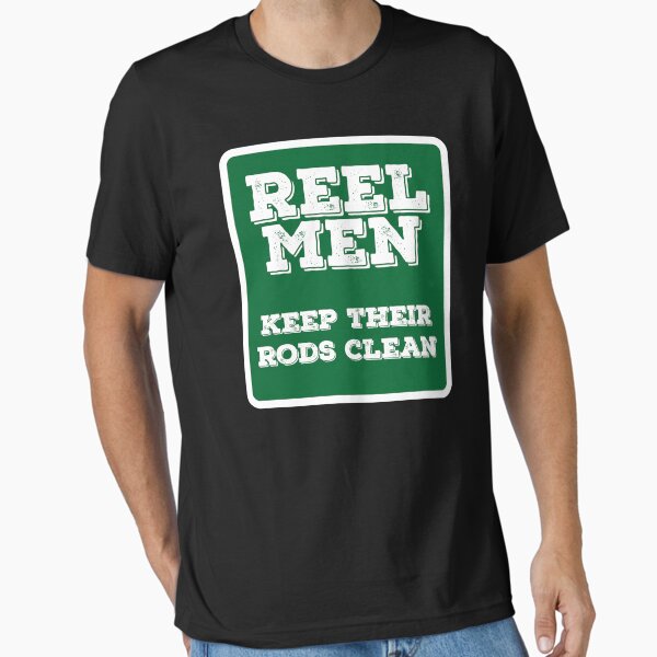 Vista previa del artículo con la obra «Reel Men - Mantén limpias las cañas», diseñado y vendido por TnT Design.