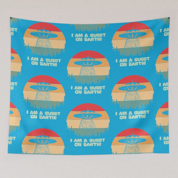 Item preview, I am a guest on Earth! designed and sold by BLKHAS.