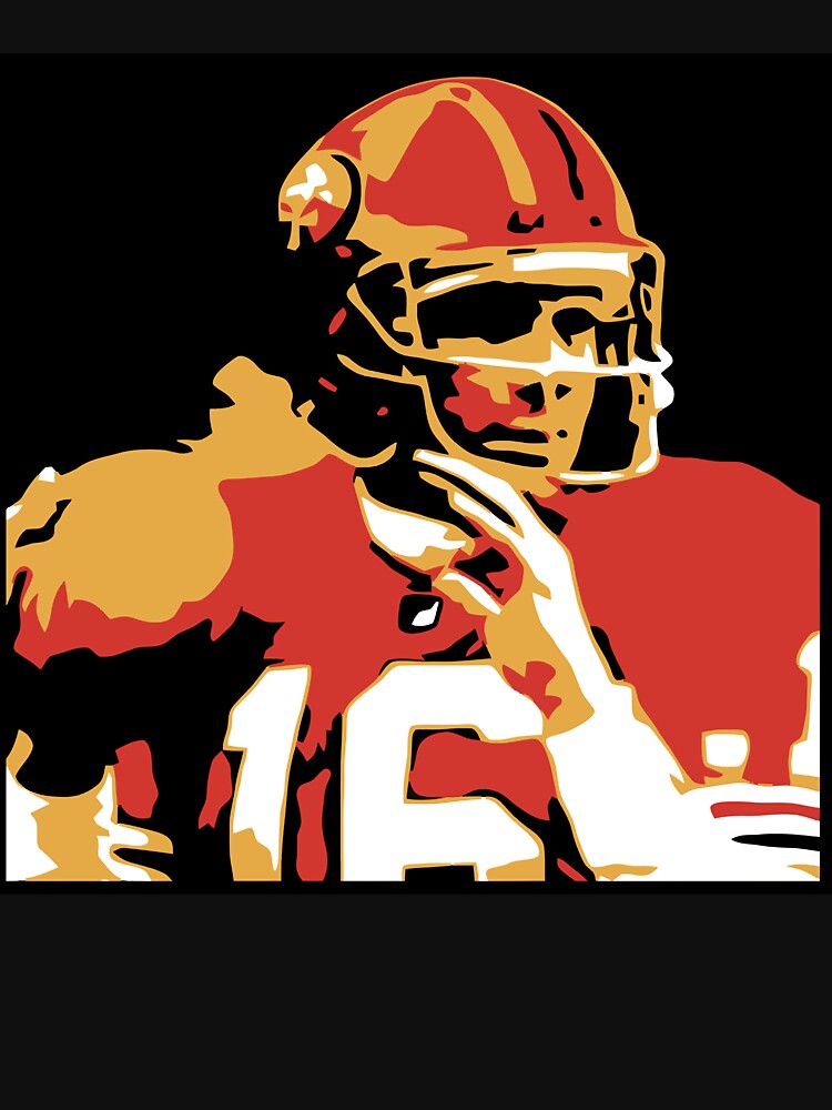 Jerry Rice San Francisco 49ers Retired T-Shirt by Bob Smerecki - Pixels