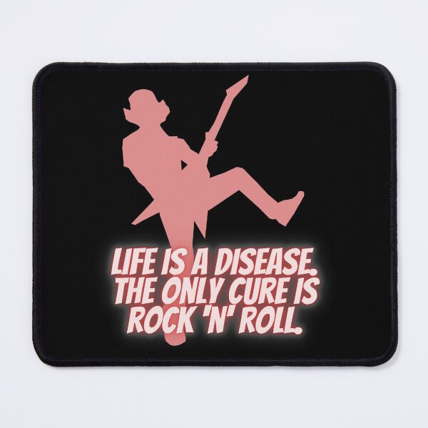 Item preview, THE ONLY CURE IS ROCK'N'ROLL! designed and sold by BRBShop.