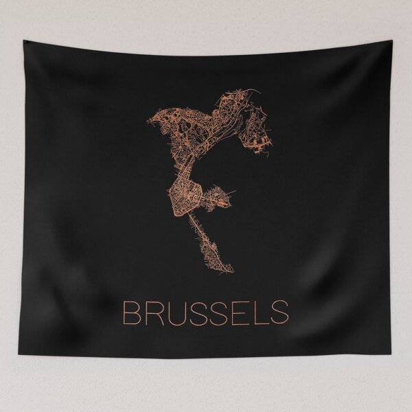 Item preview, Plan-map of the city of brussels designed and sold by paulrommer.