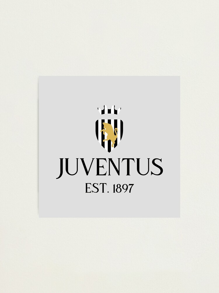 Juventus Striped Black Photographic Print for Sale by VRedBaller