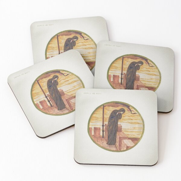 Item preview, Comes He Not ?  Sir Edward Burne Jones painting designed and sold by UsedToBeStatue.
