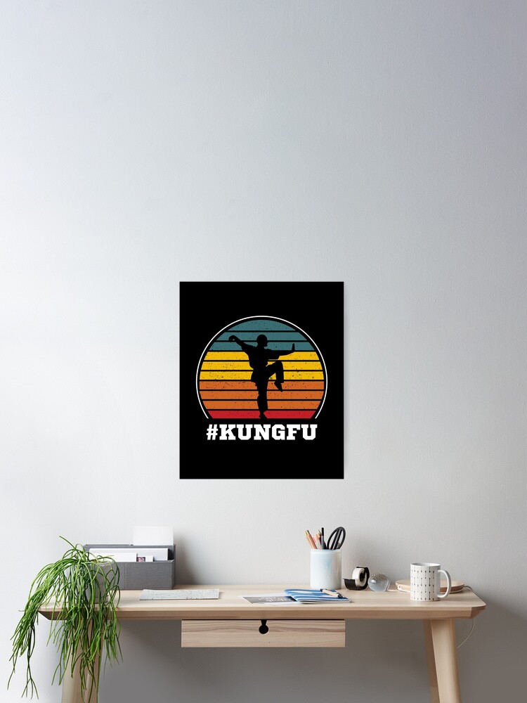 Thumbnail 2 of 3, Poster, Kung Fu Retro designed and sold by 9N20.