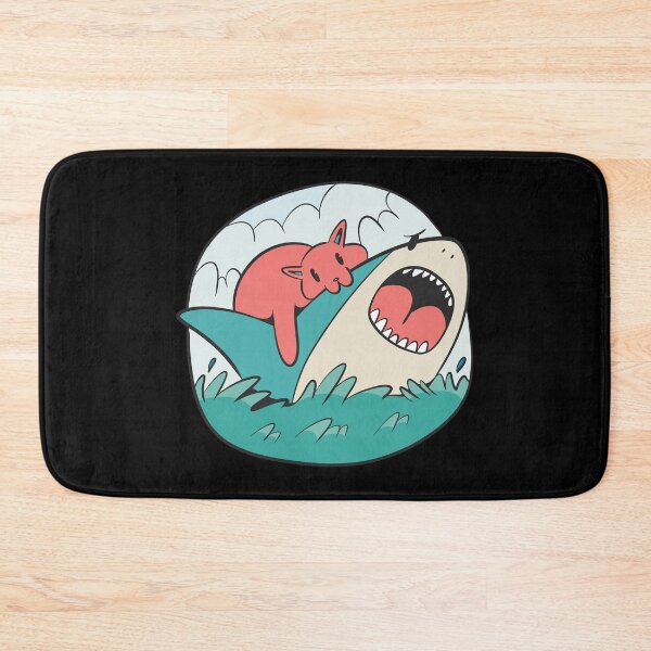 Item preview, Cat Biting Shark designed and sold by Petit-creativ.